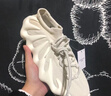 阿迪達(dá)斯 （adidas）三葉草Yeezy 450 火山小籠包灰白椰子450餃子鞋H68038 UK6.5碼40 曬單實拍圖