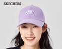 斯凱奇（Skechers）男女同款休閑鴨舌帽情侶棒球帽百搭休閑帽子 深黑色/002K (L319U045-002K) 均碼 曬單實(shí)拍圖