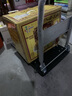 德力西電氣（DELIXI ELECTRIC）手推車拉貨小推車手拉車折疊平板車倉庫搬運車輕便推車快遞拉車 免安裝【3寸PU降噪輪】載重220斤 曬單實拍圖