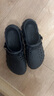 卡駱馳（crocs）洞洞鞋男女鞋波波Clog一腳蹬穿休閑沙灘鞋涼拖鞋207937-001 M9W11 曬單實(shí)拍圖