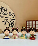 新款國(guó)潮唐仕女琴棋書畫坐姿搖頭擺件古風(fēng)裝飾品汽車擺件生日禮物 繪畫禮盒款搖頭娃娃 唐仕女搖頭娃娃 曬單實(shí)拍圖