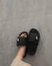 耐克NIKE女運動拖鞋一字外穿OFFCOURT ADJUST拖鞋DV1033-002黑36.5 曬單實拍圖