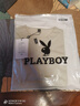 花花公子（PLAYBOY）短袖T恤男士夏季寬松上衣服V領(lǐng)冰絲潮流時(shí)尚半袖休閑涼感體恤 曬單實(shí)拍圖