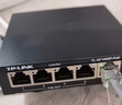普聯(lián)（TP-LINK）室內(nèi)PoE供受電一體交換機(jī)1口受電4口供電網(wǎng)線延長(zhǎng)器中繼器分線器TL-SF1005P-PoE 曬單實(shí)拍圖
