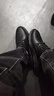 斯凱奇（Skechers）閃穿鞋男士商務(wù)鞋秋季薄款一腳蹬德比鞋軟底上班通勤休閑鞋205353 曬單實(shí)拍圖