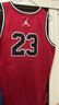 Jordan耐克AJ兒童背心 Nike23號(hào)男童籃球服夏季透氣無(wú)袖T恤  杰斯特紅 曬單實(shí)拍圖