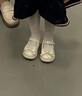巴拉巴拉女童公主鞋文藝復(fù)古日常休閑春秋寶寶透氣甜美可愛小皮鞋 米白10301 25碼 曬單實(shí)拍圖