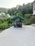 停車(chē)棚帳篷家用室外遮陽(yáng)車(chē)棚私家車(chē)蓬雨棚汽車(chē)移動(dòng)車(chē)庫簡(jiǎn)易防曬篷 3x5墨綠停車(chē)棚 【配送固定螺絲】 曬單實(shí)拍圖
