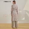 PORTS寶姿女裝 秋冬新品長(zhǎng)袖中長(zhǎng)連衣裙LL9D090LPS031 駝色 L (8) 曬單實(shí)拍圖