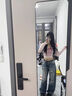 國潮美式復古水洗寬松直筒破洞牛仔褲男女小眾闊腿街頭拖地長褲 藍色 【高品質牛仔布】 L （關注優(yōu)先發(fā)貨） 曬單實拍圖