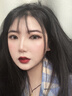 Hanyaeye泰式奶茶灰藍莓珍寶珠糯米團子棕半年拋美瞳大小直徑隱形眼鏡正品 14.2mm】軟萌棕 175度 曬單實(shí)拍圖