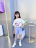 NICKYBABY女童夏季套裝2025新款兒童短袖速干衣冰絲薄款夏裝大童跑步運(yùn)動(dòng)服 9881漸變+18410紫色 150 cm 曬單實(shí)拍圖
