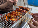臘偵探燒烤食材半成品 羊肉牛肉雞翅五花肉串 火鍋空氣炸鍋烤肉網(wǎng)紅炸串 雞肉大串5支（腌制）200g 曬單實(shí)拍圖
