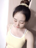 微光里辣妹吊帶背心少女新款純欲風(fēng)假兩件蝴蝶結(jié)美背內(nèi)衣外穿帶胸墊上衣 黃色均碼【80-120斤】 曬單實拍圖