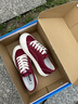 回力（Warrior）官方女鞋2025夏季簡(jiǎn)約帆布鞋百搭板鞋女學(xué)生運動(dòng)休閑鞋 酒紅色 35 曬單實(shí)拍圖