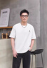 GLXLG短袖T恤男士刺繡夏季薄款2025新款液氨絲光棉重磅半袖男圓領(lǐng)體恤 黑色(升級(jí)涼感面料) M [100-120斤] 曬單實(shí)拍圖