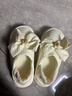 MDUG月子鞋夏季孕婦鞋厚底防滑包跟月子鞋軟底超軟產(chǎn)后產(chǎn)婦月子鞋 【夏季透氣款】白色蝴蝶結(jié) 38/39 曬單實拍圖