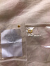 悅述黃金小隔片隔珠足金999定位珠路路通diy手串隔珠散珠配件配飾 （1顆）足金隔片，直徑4mm 曬單實(shí)拍圖