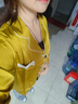 艾詩(shī)迷【100%桑蠶絲】高端品牌真絲睡衣女2025最新款家居服倆件套甜美風(fēng) 綠色套裝 L 【建議105-125斤】 曬單實(shí)拍圖