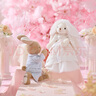 伽百利（Gabriel）毛絨玩具幸福情侶婚禮兔情侶新婚禮物玩偶生日禮物送女生小兔子 W3618愛(ài)麗絲和愛(ài)德華 35cm 曬單實(shí)拍圖
