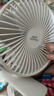 海納斯風(fēng)寶電風(fēng)扇小型 辦公室桌面臺(tái)扇  直流定頻 可壁掛式輕音宿舍床頭夾扇  車(chē)載蓄電可定時(shí) A1 FAN 曬單實(shí)拍圖