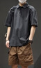班尼路S&K純棉短袖男士高端polo衫夏季2025新款翻領(lǐng)寬松休閑純色半袖t恤 灰色 2XL 曬單實(shí)拍圖