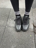 愛(ài)步（ECCO）*板鞋女 夏季軟面休閑鞋舒適運動(dòng)女鞋 街頭720系列209713 HL 黑色20971301001 37 曬單實(shí)拍圖