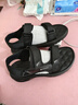 蜘蛛王涼鞋男夏季軟底透氣運動(dòng)休閑涼拖鞋防滑耐磨氣墊外穿沙灘鞋 ZZ8200黑色 42標準運動(dòng)鞋碼 曬單實(shí)拍圖