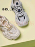 百麗（Belle）元寶樂福鞋女2025秋新棕色英倫粗跟小皮鞋單鞋D2S1DCA5 黑色 37 (235mm) 曬單實拍圖