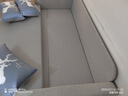 歐荷家具多功能沙發(fā)床可伸縮折疊兩用小沙發(fā)北歐小戶型布藝沙發(fā)儲物雙人床 1.9米三面椰棕護(hù)脊儲物款 曬單實拍圖