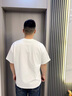 籬人歸印第安人刺繡短袖t恤男刺繡美式復(fù)古寬松休閑百搭純棉上衣服夏季 米白色 XL 曬單實(shí)拍圖