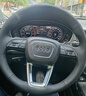 迪彥奧迪A4L真皮手縫方向盤套A6L/Q3/Q5L/A5/Q7/Q8/TT定制汽車把套 【黑線真皮款】上下黑皮+左右黑 曬單實(shí)拍圖