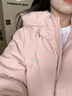波司登（BOSIDENG）25年新款女款連帽保暖防風(fēng)舒適顯瘦短款厚冬季外套B250245112XS 春桃粉玫瑰可露麗 S 160/84A 100斤-110斤 曬單實(shí)拍圖