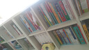YDD 庫比克鋼制書架自由組合格子柜落地矮柜兒童書架落地層板可調(diào)節(jié) 落地丨橫6格 白色有背板 曬單實拍圖