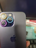 巴蒂尼 熒光色夜光鏡頭保護膜適用蘋(píng)果16promax后攝像頭15高清iPhone14pro鏡頭貼13pro防摔12彩色鏡頭圈 夜光-紫藍黃 iPhone 14 Pro Max 曬單實(shí)拍圖
