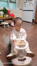 A+B兒童扭扭車防側(cè)翻萬向輪男女寶寶嬰幼兒搖擺溜溜車月白粉 曬單實拍圖