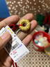 周六福足金吊墜如意兒童平安扣黃金吊墜生日禮物AD040877金重約1.27g 曬單實(shí)拍圖
