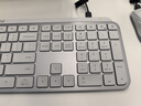 羅技（Logitech）MX Keys S無線藍(lán)牙鍵盤辦公鍵盤超薄全尺寸智能背光輕音便攜鍵盤 MXKeys S+Anywhere3S鍵鼠套裝白色 曬單實(shí)拍圖