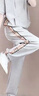 皮爾卡丹（pierre cardin）運(yùn)動(dòng)休閑套裝女夏季2025新款潮流時(shí)尚洋氣減齡薄款長(zhǎng)褲兩件套套裝 灰色 上衣+褲子 套裝 L碼【建議100-115斤】 曬單實(shí)拍圖