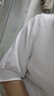 焱思泰特大版女裝精品棉麻V領(lǐng)短袖襯衫女夏季韓版寬松上衣襯衣 白色【精品現貨】 3XL【160-180斤】 曬單實(shí)拍圖
