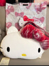 野獸派家居（tbh）三麗鷗Hello Kitty二合一法蘭絨抱枕毯子 毛絨午睡毯車載靠枕 二合一法蘭絨毯/抱枕 蝴蝶結(jié) 曬單實拍圖