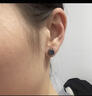 夜馳磁吸耳釘男輕奢高級感耳飾鑲鉆無(wú)耳洞無(wú)痛耳夾時(shí)尚小眾首飾禮物女 黑鋯石磁吸耳夾一對 曬單實(shí)拍圖