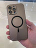 GUMAYUSI適用蘋果16promax金屬手機(jī)殼iPhone16pro全包保護(hù)套自帶鏡頭膜男士高端防摔手機(jī)套16純色簡約外殼 磁吸護(hù)鏡彈扣【沙漠金】金屬邊框PC背板丨純色 iPhone 16 Pro 曬單實拍圖