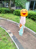 ASK JUNIOR女童薄外套夏季皮膚衣親膚透氣撞色連帽小襯衫兒童長袖開衫空調(diào)服 粉色 140 曬單實(shí)拍圖