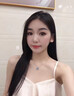 飾世美999足銀項鏈輕奢短款鎖骨鏈925銀愛心吊墜時尚飾品送女友生日禮物 【藍鉆】999純銀項鏈 曬單實拍圖