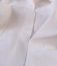 名創(chuàng)優(yōu)品（MINISO）冰絲短袖襯衫男夏季新款舒適涼感透氣日系百搭寬松襯衣 白 2XL 曬單實(shí)拍圖