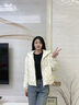 波司登25年羽絨服女士秋冬90絨輕薄連帽寬松短款休閑通勤保暖外套 曬單實(shí)拍圖