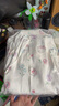 果殼（Gukoo）睡衣女夏季HelloKitty冰絲甜美蕾絲花邊女家居服套裝 魚肚白  L  曬單實拍圖