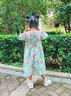 La Chapelle拉夏貝爾女童連衣裙2025新款洋氣兒童夏裝裙子寶寶碎花甜美公主裙 公主裙 120 建議身高111-120cm 曬單實(shí)拍圖