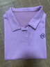 宜惜綺休閑通勤polo領(lǐng)短袖T恤女夏季新款小個子刺繡t恤衫翻領(lǐng)正肩上衣潮 皮粉色 8261 L 曬單實拍圖